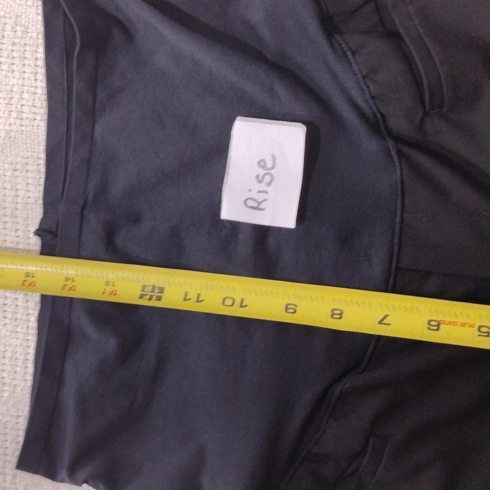 EUC Gap Maternity Modern Boot Black Dress Pants size 6L Stretch - Picture 9 of 14